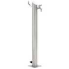 vidaXL Garden Water Column Stainless Steel Round 95cm