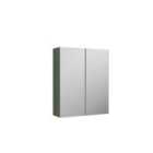 Nuie Arno 600mm Mirror Unit (50/50) - Satin Green