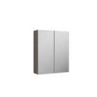 Nuie Arno 600mm Mirror Unit (50/50) - Solace Oak