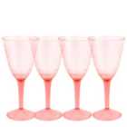 Summerhouse Set of 4 Plastic Wine Glasses - Candy Pink
