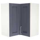 Wickes Ohio Navy L-Shape Corner Wall Unit - 625mm