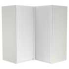Wickes Madison White L-Shape Corner Wall Unit - 625mm
