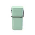 Brabantia Sort & Go Waste Bin 12L - Jade Green