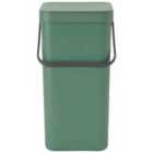 Brabantia Sort & Go Waste Bin 16L - Fir Green