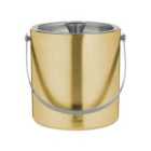 Viners Barware Ice Bucket Double Wall Gold 1.5L