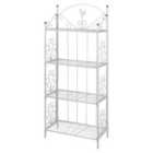 vidaXL Plant Rack Square White