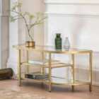 Gallery Direct Thurlow Media Unit Champagne 1200x350x450mm