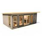Shire Cali Home Office 20 ft x 12 ft With Side Shed