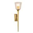 Elstead Lighting Verity 1 Light Wall Light - Brushed Brass