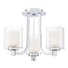Quoizel Kolt 3 Light Semi-Flush Mount