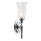 Elstead Lighting Dryden 1 Light Tall Wall Light - Polished Chrome