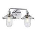 Hinkley Rigby 2 Light Wall Light - Polished Chrome