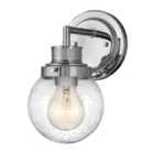 Hinkley Poppy 1 Light Wall Light - Polished Chrome