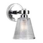 Elstead Lighting Gunnislake 1 Light Wall Light - Polished Chrome
