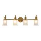 Quoizel Swell 4 Light Wall Light - Brushed Brass