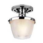 Quoizel Dublin 1 Light Semi-Flush Mount - Polished Chrome