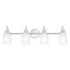 Quoizel Swell 4 Light Wall Light - Polished Chrome