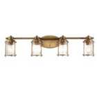 Kichler Ashland Bay 4 Light Wall Light - Natural Brass