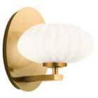 Kichler Pim 1 Light Wall Light - Fox Gold
