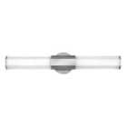 Hinkley Facet Dual LED Wall Light - Polished Chrome
