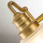 Quoizel Swell 2 Light Wall Light - Brushed Brass