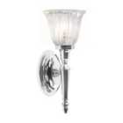 Elstead Lighting Dryden 1 Light Short Wall Light - Polished Chrome