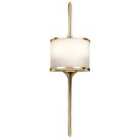 Kichler Mona 2 Light Wall Light - Polished Brass
