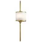 Kichler Mona 2 Light Large Wall Light - Natural Brass