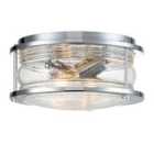 Kichler Ashland Bay 2 Light Flush Mount - Polished Chrome