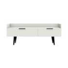 Ready Assembled Hirato Media Console Unit - White Matt