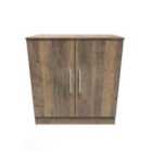 Ready Assembled Indices 2 Door Unit - Vintage Oak