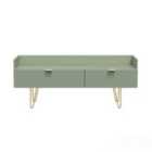 Ready Assembled Hirato Media Console Unit -Reed Green
