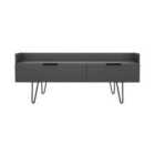 Ready Assembled Hirato Media Console Unit - Graphite