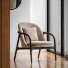 Gallery Direct Kadey Armchair Taupe 680x840x830mm