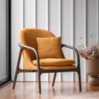 Gallery Direct Kadey Armchair Ochre 680x840x830mm