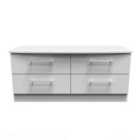 Ready Assembled Edina 4 Drawer Bed Box - Grey Matt
