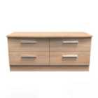 Ready Assembled Fourrisse 4 Drawer Bed Box - Bardolino Oak