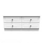 Ready Assembled Pembrey 4 Drawer Bed Box - White