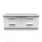 Ready Assembled Fourrisse 4 Drawer Bed Box - White Matt