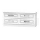 Ready Assembled Devon 4 Drawer Bed Box - White