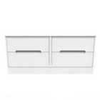 Ready Assembled Barquero 4 Drawer Bed Box - White Matt