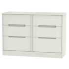 Ready Assembled Barquero 6 Drawer Midi Chest - Kashmir Matt