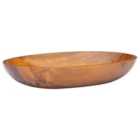 vidaXL Basin Solid Teak Wood 60X40X10cm