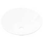 vidaXL Bathroom Porcelain Ceramic Sink Art Basin Bowl White