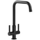 Abode Pico Quad Dual Lever Monobloc Tap - Matt Black