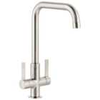 Abode Pico Quad Dual Lever Monobloc Tap - Brushed Nickel