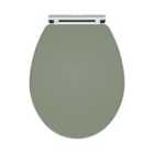 Nuie Classique Soft Close Wooden Toilet Seat - Satin Green