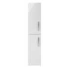 Nuie Athena 300mm Tall Unit (2 Door) - Gloss White