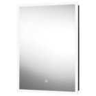 Sensio Eclipse Black Double Recessed Colour Changing LED Bathroom Mirror Cabinet - 600 x 700mm