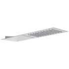 Abode Storm Slimline 3mm Wall Mounted Waterfall Shower Head - 500 x 250mm